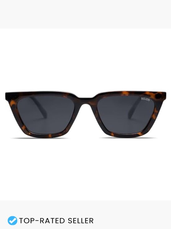 Polarized Narrow Square Cateye Sunglasses Retro Trendy Driving Glasses UV400 main image 5